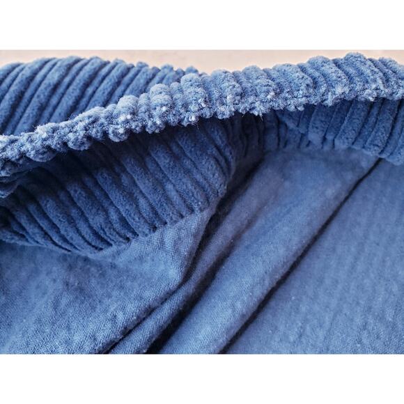 BRYN WALKER Ribbed Corduroy Jacket Blue Minimalist Lagenlook Women's Size Medium - Picture 12 of 13